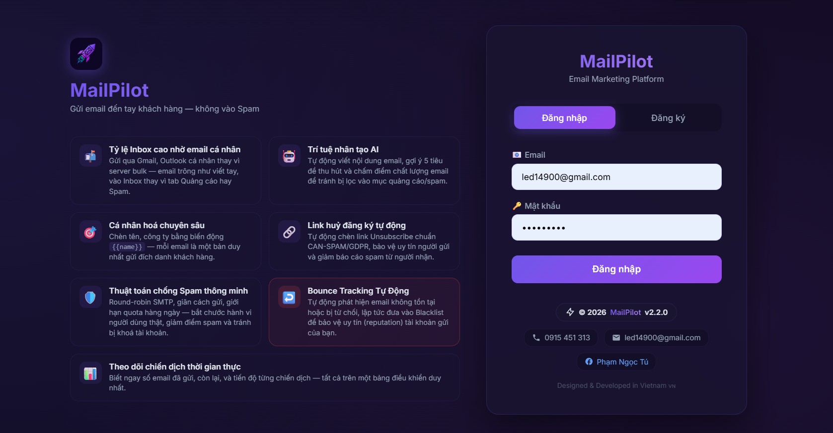 Chinh Phục Khách Hàng Với Mail Pilot