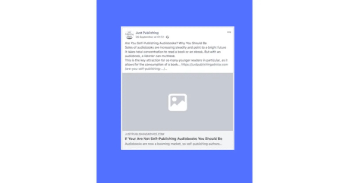 Facebook không tải được hình ảnh khi share link từ website