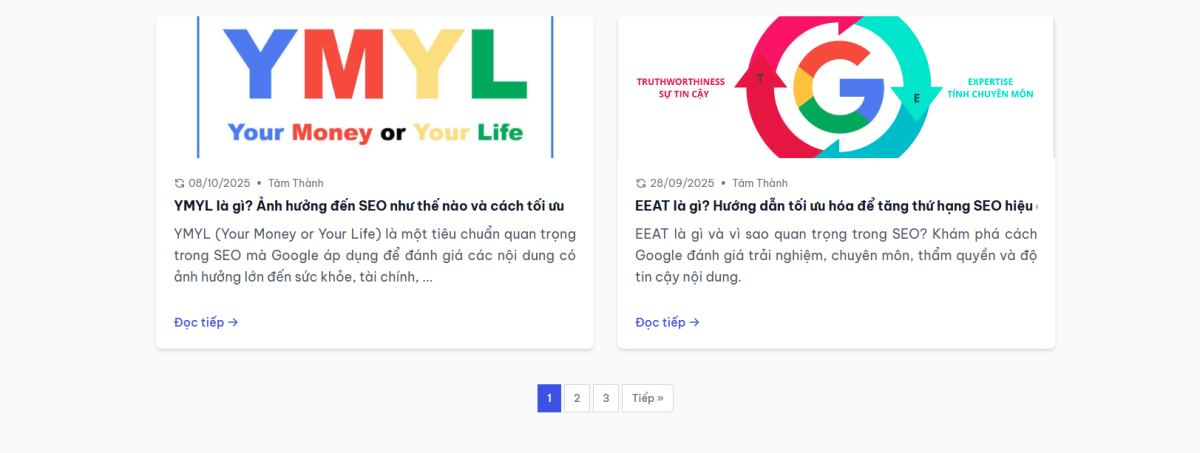 Phân Trang Số Truyền Thống (Numbered Pagination)