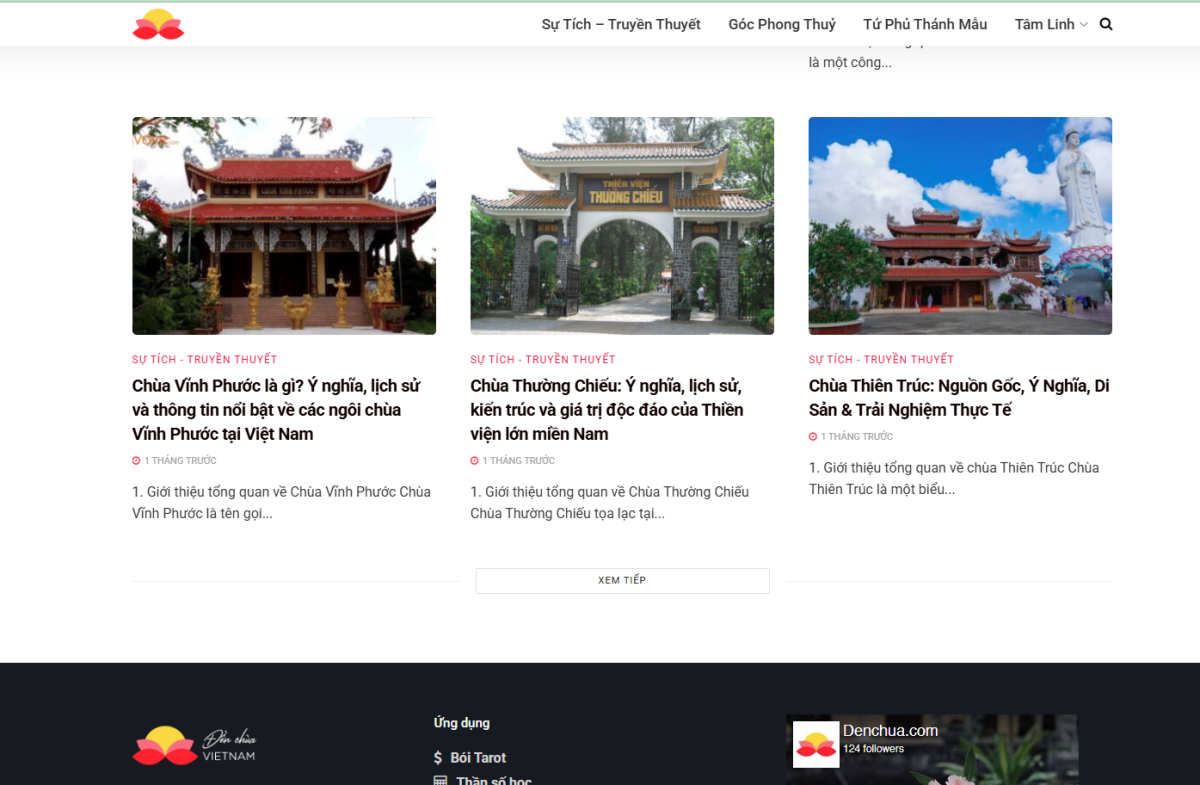 Phân trang với nút tải thêm, xem tiếp ....