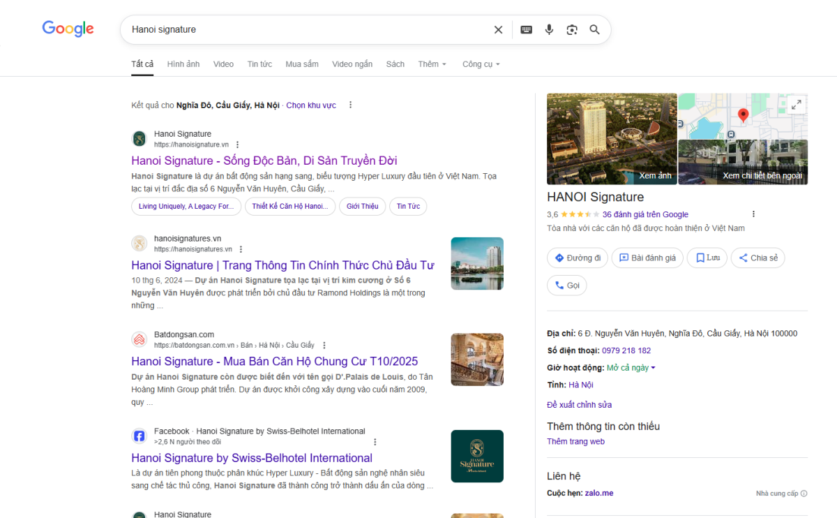Sitelink đem lại nhiều lợi ích cho chiến lược SEO