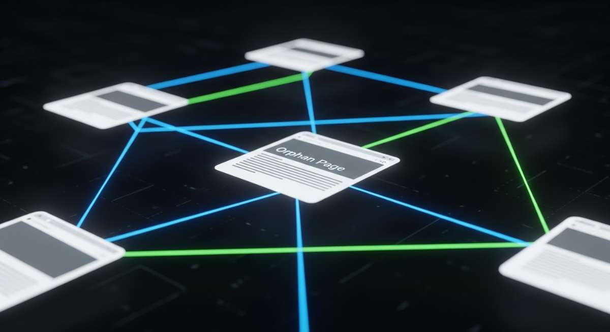 Một trang mồ côi bị cô lập hoàn toàn dù vẫn nằm trong website.