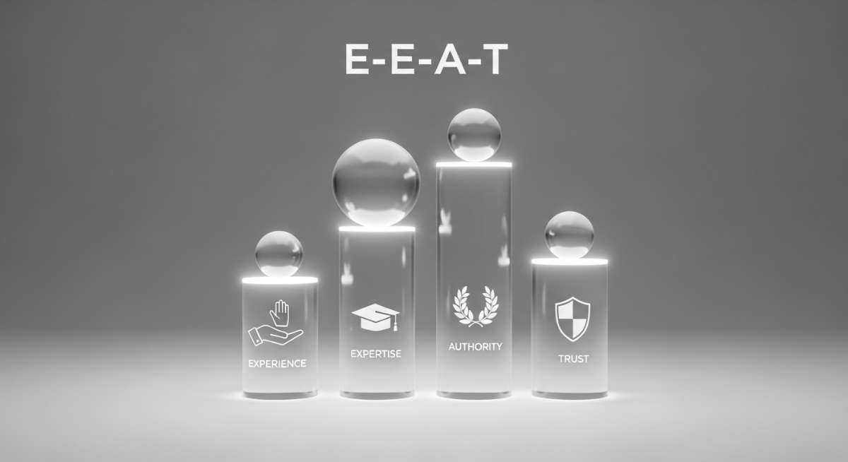 Trụ cột E-E-A-T nâng độ tin cậy và cơ hội được AIO trích dẫn.