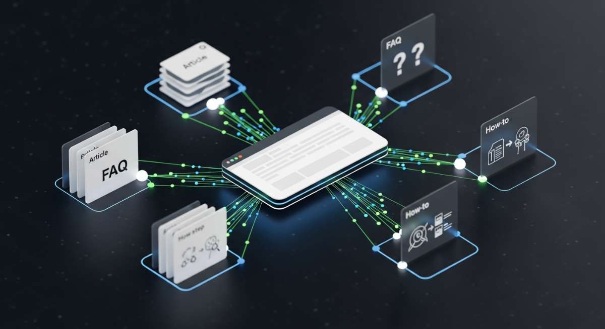 Schema markup làm rõ ngữ nghĩa, tăng khả năng xuất hiện trong AIO.