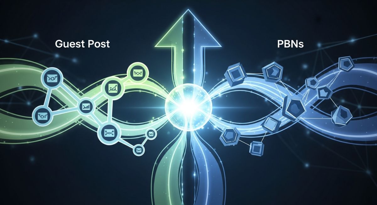 Chiến lược kết hợp tối ưu: Phối hợp Guest Post và PBN để cân bằng giữa tốc độ tăng hạng và tính bền vững SEO.