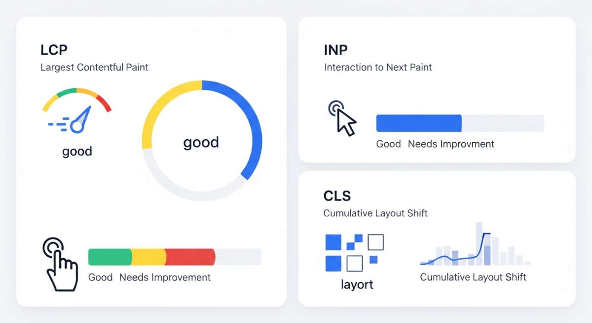 Core Web Vitals – bộ chỉ số cốt lõi đánh giá trực tiếp trải nghiệm người dùng.