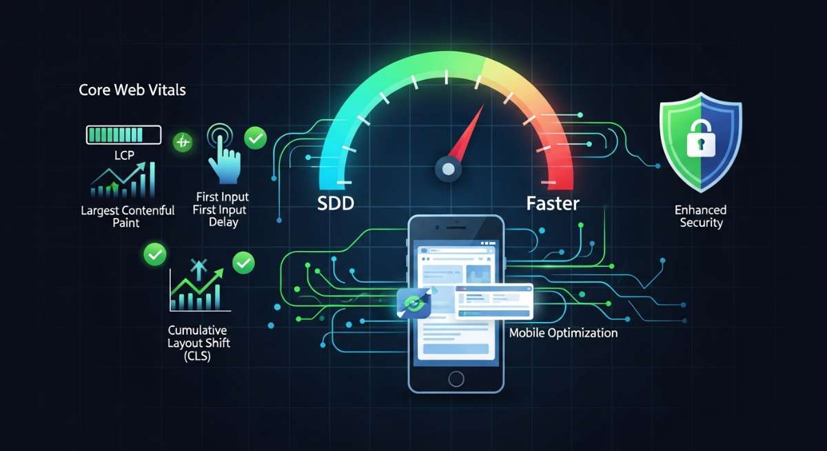 CDN giúp cải thiện tốc độ tải trang, tăng điểm Core Web Vitals và nâng cao trải nghiệm người dùng