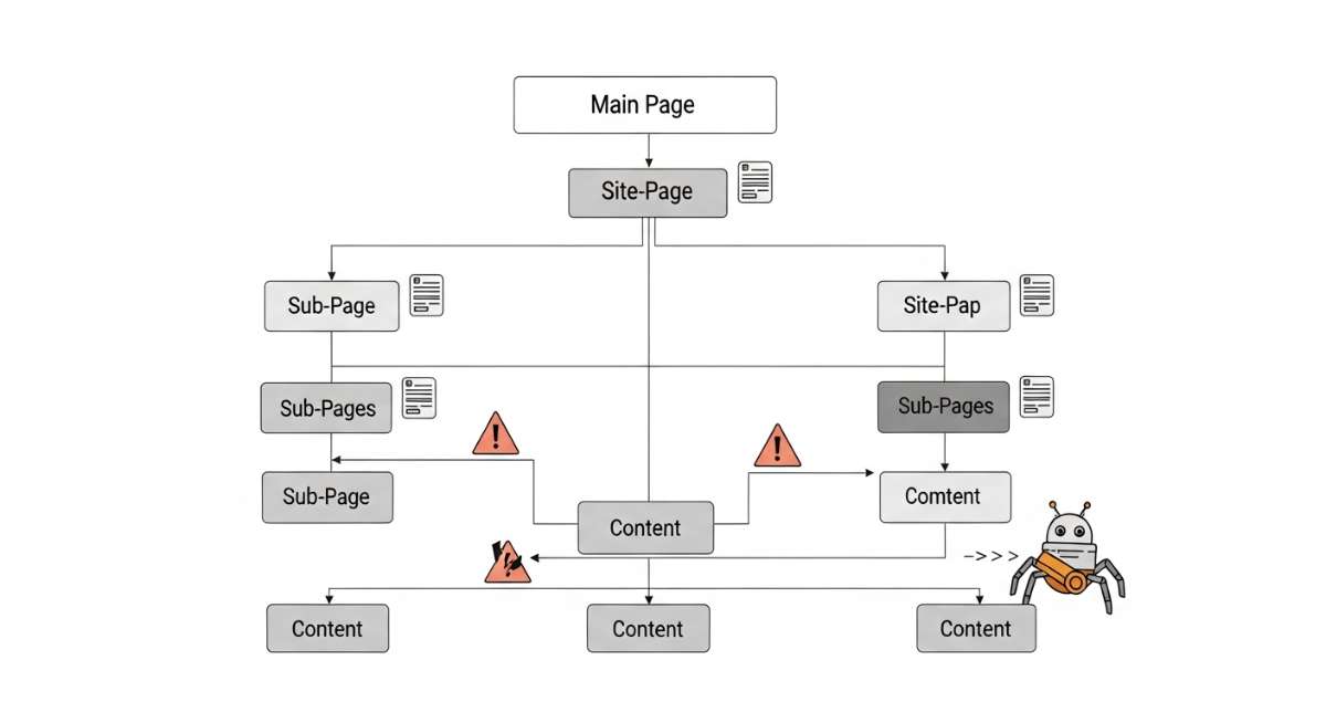 Cấu trúc rõ ràng và liên kết sạch giúp Googlebot điều hướng dễ dàng và index nhanh hơn