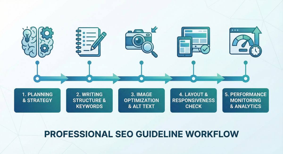 Quy trình 5 bước tối ưu Core Web Vitals dành cho người viết bài SEO