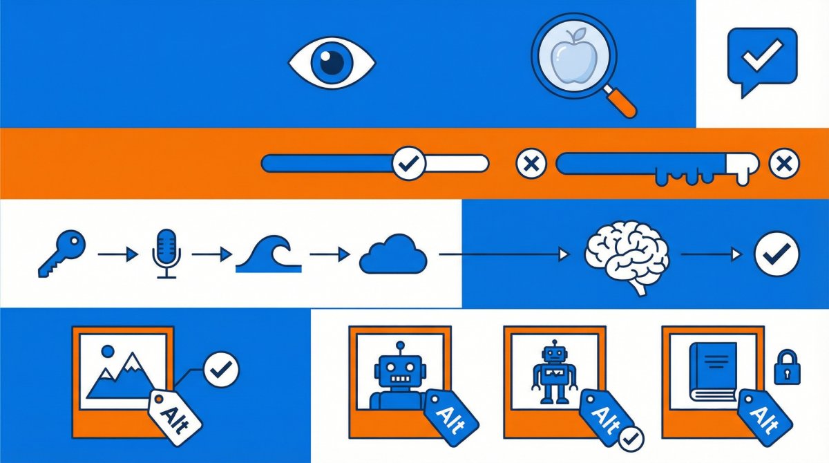 Tóm tắt trực quan các nguyên tắc quan trọng khi viết Alt Text chuẩn SEO