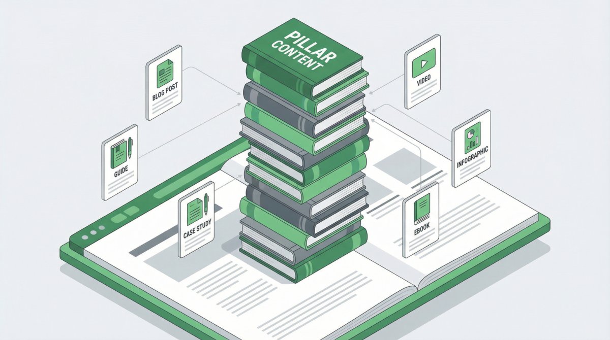 Pillar content — hình tượng bài viết trụ cột tập trung toàn bộ chủ đề