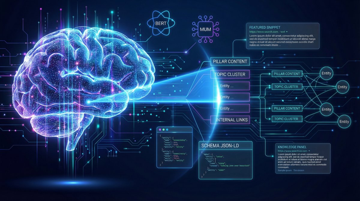 Schematic SEO giúp AI và Google hiểu sâu nội dung, tăng khả năng hiển thị trên Featured Snippets, Knowledge Panels và tìm kiếm ngữ nghĩa