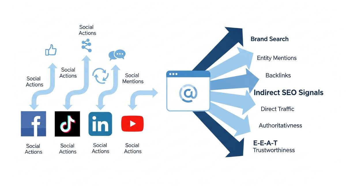 Organic Social có ảnh hưởng đến thứ hạng Google không?
