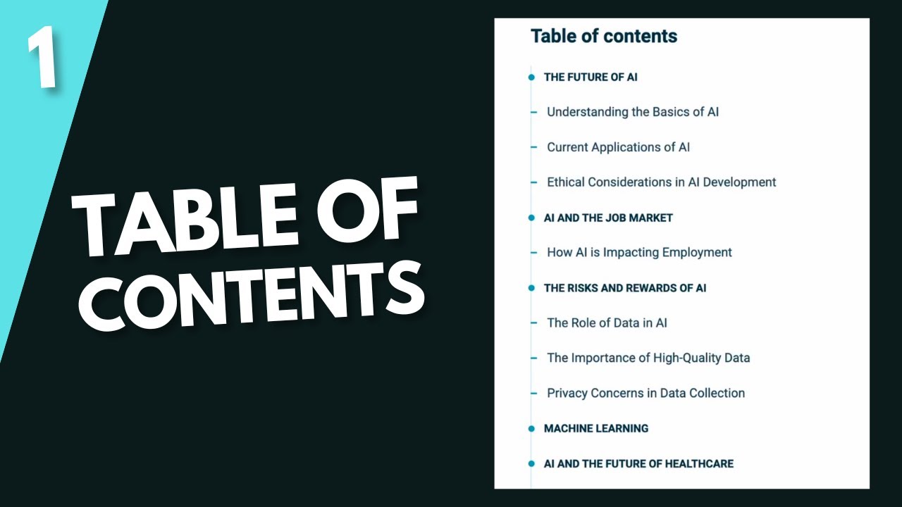 Table of Content là gì? Giải pháp tối ưu trải nghiệm người dùng và SEO